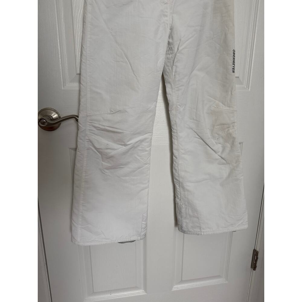 Obermeyer Hydro Block white youth ski snowboard pants youth 12 years - Picture 6 of 14